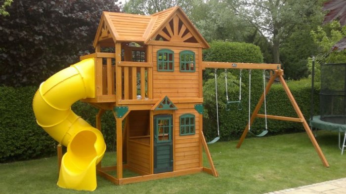 wooden playground